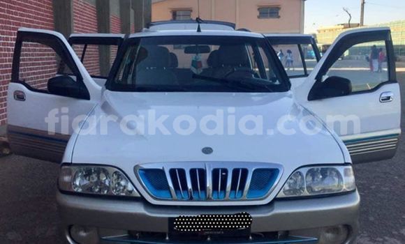 Acheter Occasion Voiture Daewoo Musso Blanc à Antananarivo, Analamanga