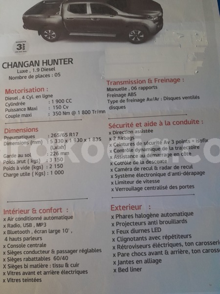 Big with watermark changan hunter diana antsiranana 8658